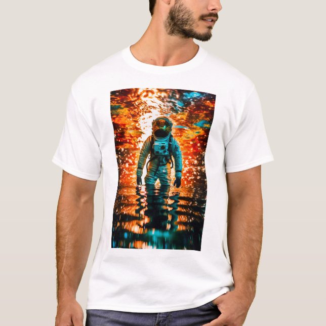 Camiseta Viaje de astronauta - Tread Stellar Seas (Anverso)