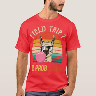 Camiseta Viaje De Campo No Prob Llama Divertido De Maestros