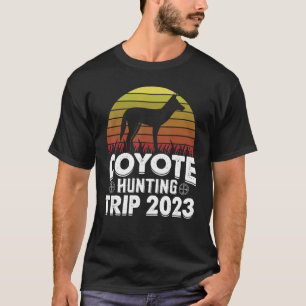 Camiseta Viaje de Caza de Coyote 2023 Caza Aullido Animal C