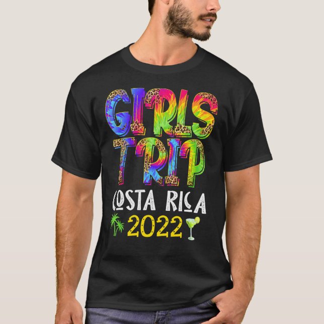 Camiseta Viaje de chica Costa Rica 2022 Fiesta de Bachelore (Anverso)