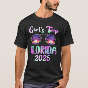 Camiseta Viaje de chica Florida 2025 Summer Beach Weekend V