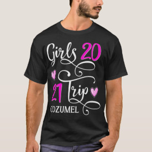 Camiseta Viaje de chicas 2021 Grupo de cruceros Cozumel Vac