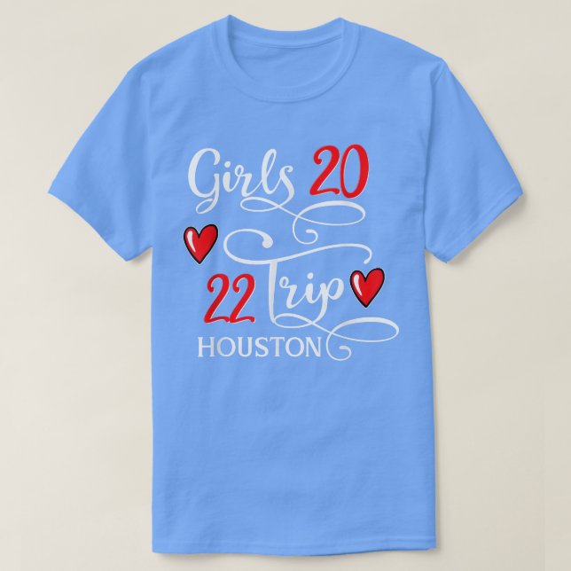 Camiseta Viaje de chicas 2022 Houston Texas Vacation Beach  (Diseño del anverso)