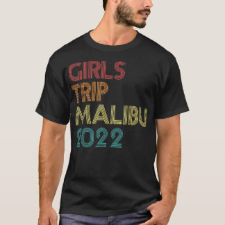 Camiseta Viaje de chicas 2022 Malibu California Vacation Ma
