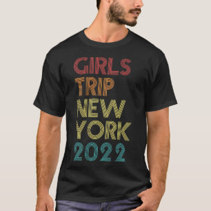 Camiseta Viaje de chicas 2022 Nueva York cosecha de vacacio