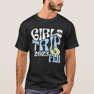 Camiseta Viaje de chicas 2023 a Fiji Beach Destination Retr