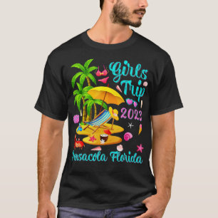Camiseta Viaje de chicas 2023 Beach Vacation Pensacola Flor