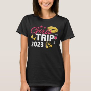 Camiseta Viaje de chicas 2023 Grupo de Viajes de fin de sem