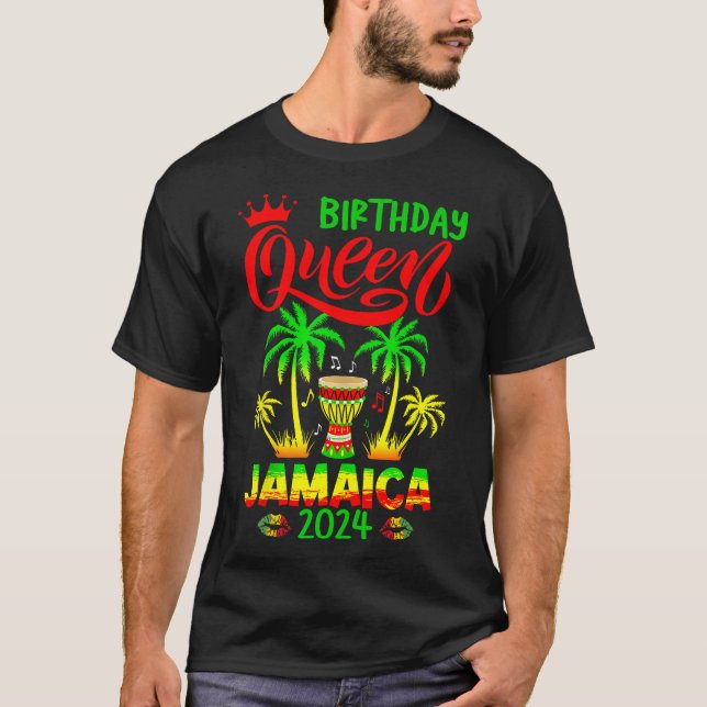 Camiseta Viaje de Chicas 2024 a la Reina Fiesta Jamaica (Anverso)