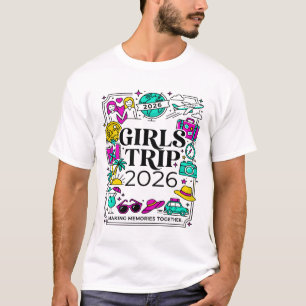 Camiseta Viaje de Chicas 2026 Creando Recuerdos Juntas