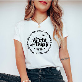 Camiseta Viaje de Chicas 2026 – Vacaciones de Amigas en la