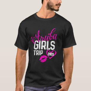 Camiseta Viaje de Chicas a Aruba Vacaciones 2025 Fin de Sem