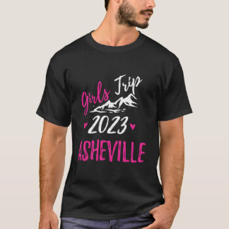 Camiseta Viaje de chicas a Asheville 2023 Vacaciones Desped