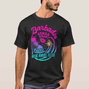 Camiseta Viaje de chicas a Barbados 2023 por nacimiento de