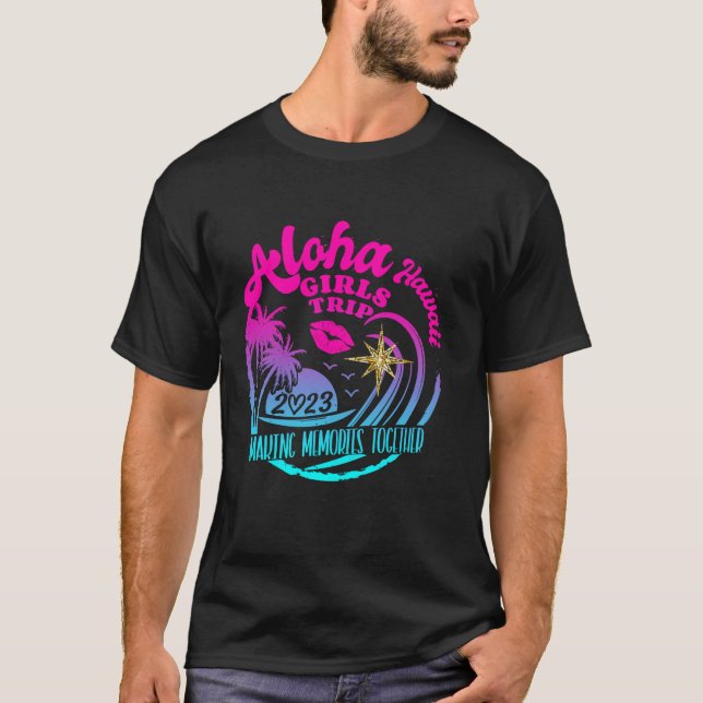 Camiseta Viaje de chicas a Hawaii Aloha 2023 (Anverso)