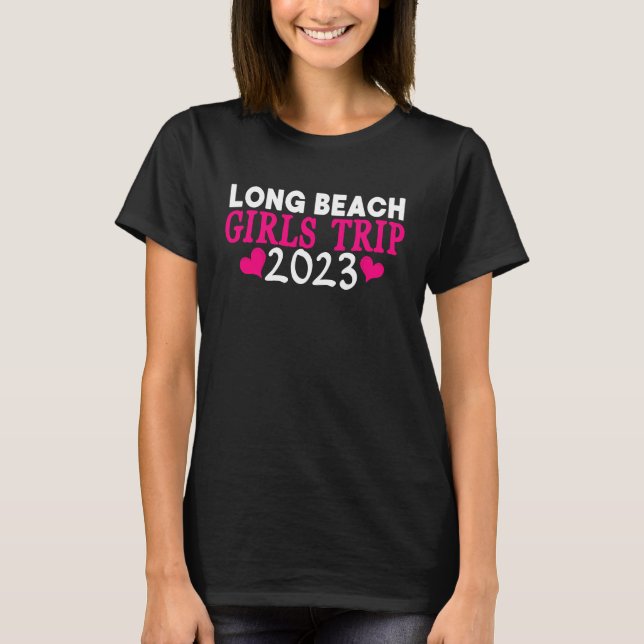 Camiseta Viaje de chicas a Long Beach 2023 Despedida de sol (Anverso)