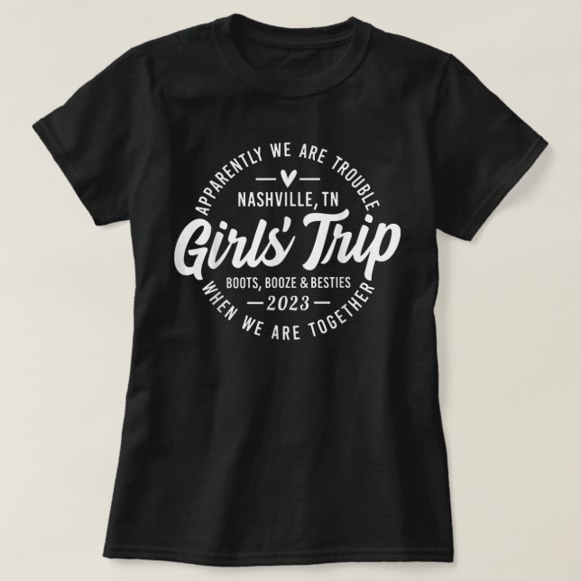 Camiseta Viaje de chicas a Nashville 2023 - Bachelorette We (Diseño del anverso)