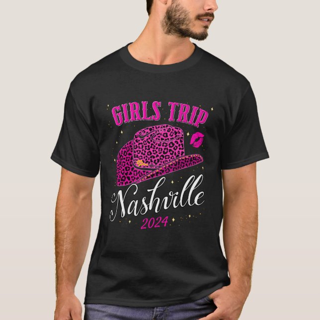Camiseta Viaje de chicas a Nashville 2024 Cumpleaños de fin (Anverso)