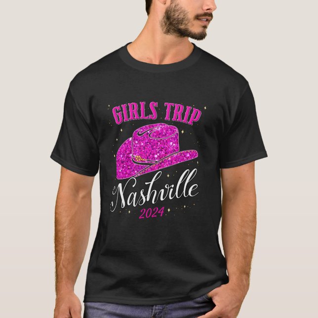 Camiseta Viaje De chicas A Nashville 2024 Para El Nacimient (Anverso)