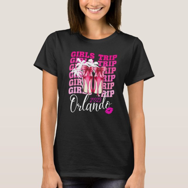 Camiseta Viaje de chicas a Orlando 2023 Women Weekend Birth (Anverso)