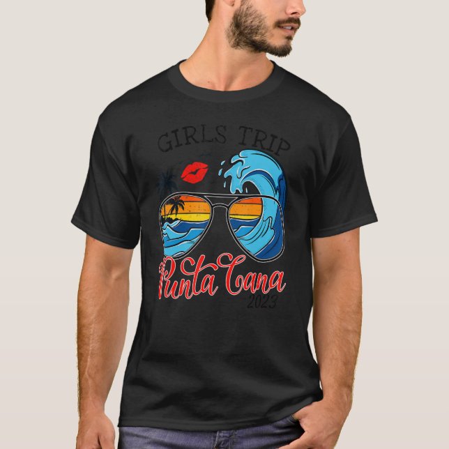 Camiseta Viaje de chicas a Punta Cana 2023 Vacaciones de fi (Anverso)