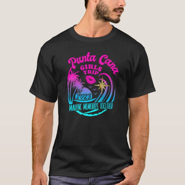 Camiseta Viaje de chicas a Punta Cana 2023 Vacaciones de fi (Anverso)