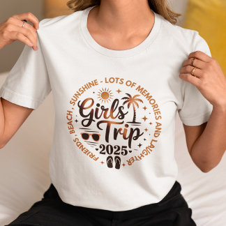 Camiseta Viaje de chicas Amigas inseparables Vacaciones de 