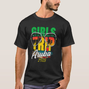 Camiseta Viaje de chicas Aruba 2025 Vacaciones mujeres cump