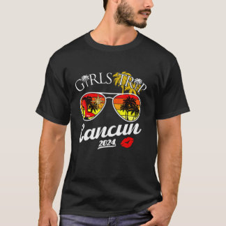 Camiseta Viaje de chicas Cancun 2024 Beach Womens Weekend B