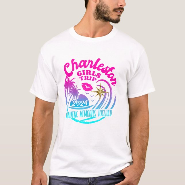 Camiseta Viaje de Chicas Charleston (Anverso)