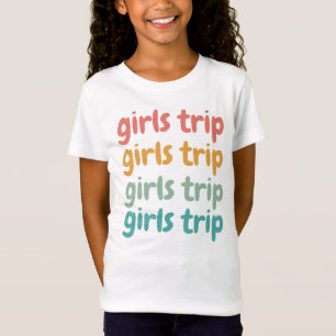 Camiseta Viaje de chicas Chicas retro lindo fin de semana d