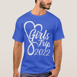 Camiseta Viaje de Chicas Cute 2022 Semana de Vacaciones Fam