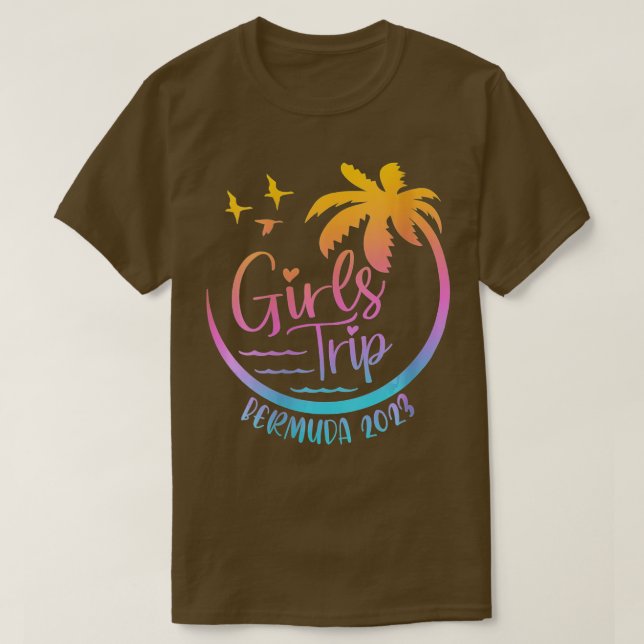 Camiseta Viaje de Chicas de Bermudas 2023 (Diseño del anverso)
