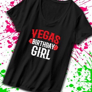 Camiseta Viaje de Chicas de cumpleaños de Las Vegas Birthda