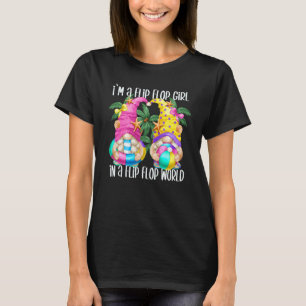 Camiseta Viaje de Chicas De Flip Flop De Gnome De Verano Pa