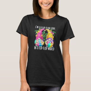 Camiseta Viaje de Chicas De Flip Flop De Gnome De Verano Pa