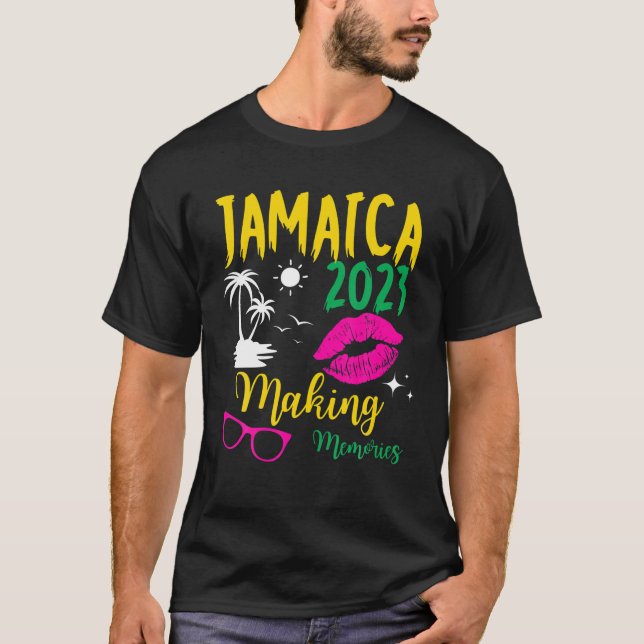 Camiseta Viaje de Chicas de Jamaica 2023 para hacer vacacio (Anverso)