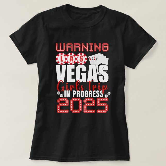 Camiseta Viaje De Chicas De Las Vegas En Curso 2025 Las Veg (Diseño del anverso)
