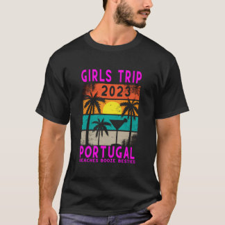 Camiseta Viaje de Chicas de Portugal 2023 mujeres estudiant