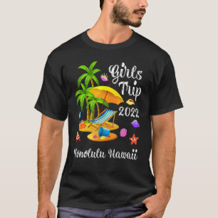 Camiseta Viaje de Chicas de vacaciones de verano 2022 Honol
