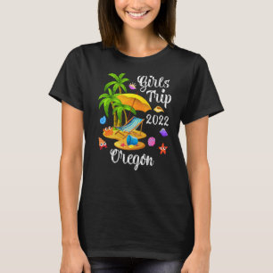 Camiseta Viaje de Chicas de vacaciones de verano en palmera