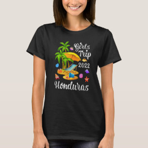 Camiseta Viaje de Chicas de vacaciones de verano en palmera