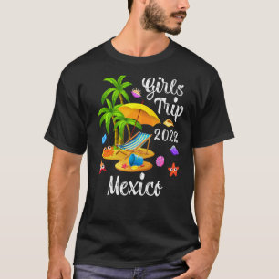Camiseta Viaje de Chicas de vacaciones de verano en palmera