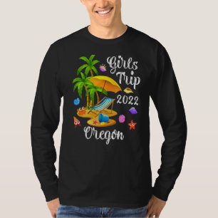 Camiseta Viaje de Chicas de vacaciones de verano en palmera