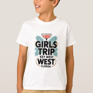 Camiseta Viaje de chicas Key West Mujeres Amigas Florida V