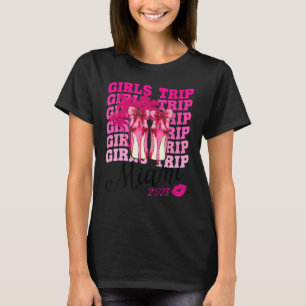 Camiseta Viaje De chicas Miami 2023 Para Fin De Semana De L