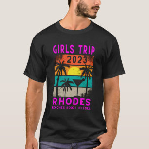 Camiseta Viaje de Chicas Rhodes 2023 Mujeres Grecia