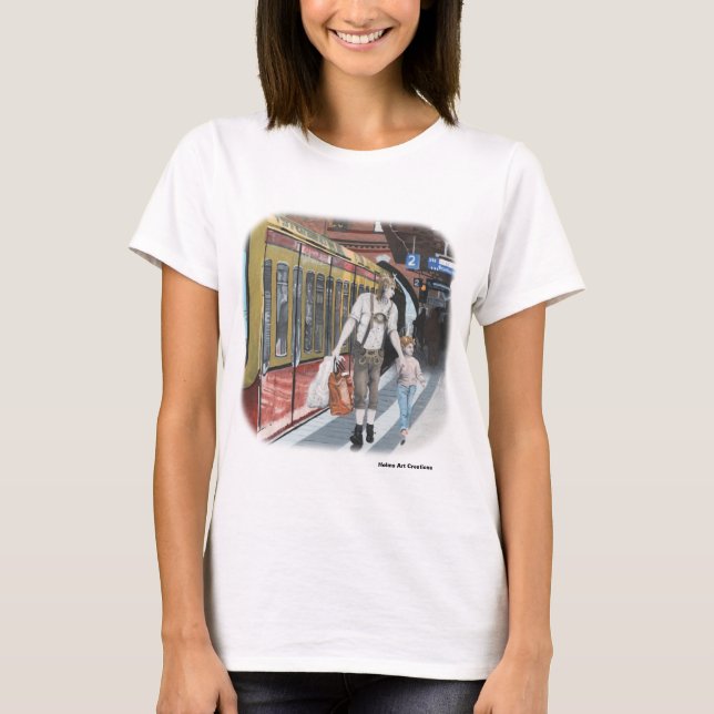 Camiseta Viaje de compras de la familia Elf de Alemania Cam (Anverso)