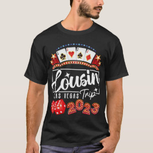 Camiseta Viaje de Cousin de Las Vegas 2023 para la fiesta d