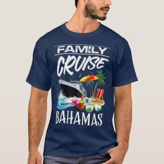 Camiseta Viaje de crucero familiar por las Bahamas 